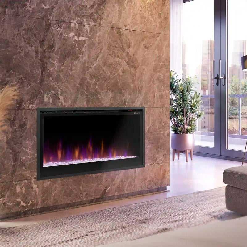 Dimplex Slim Linear 42-Inch Built-in Linear Electric Fireplace (PLF4214-XS)