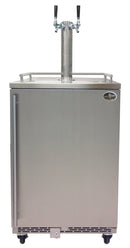 Beer Meister Premium Series Refrigerator Dual Tower With Stainless Door and Digital Temperature Control (BM1600SDWT)