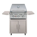 TrueFlame 25-Inch 3 Burners Natural Gas Freestanding Grill in Stainless Steel (AP2-TFE25-NG)