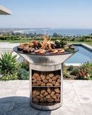 Arteflame XXL 40" Platinum Edition Grill Classic Storage Base in Stainless Steel