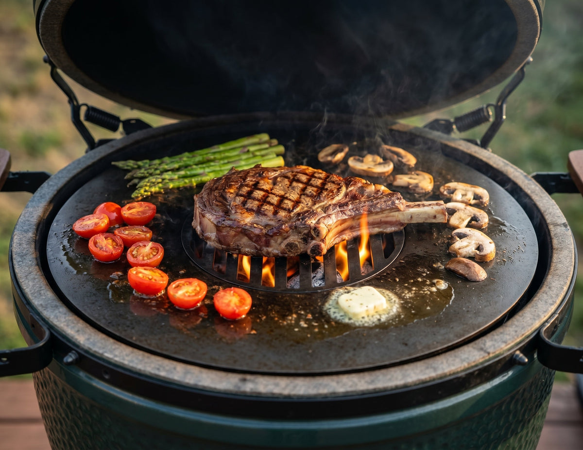 Arteflame Flat Top Griddle Grill For Green Egg