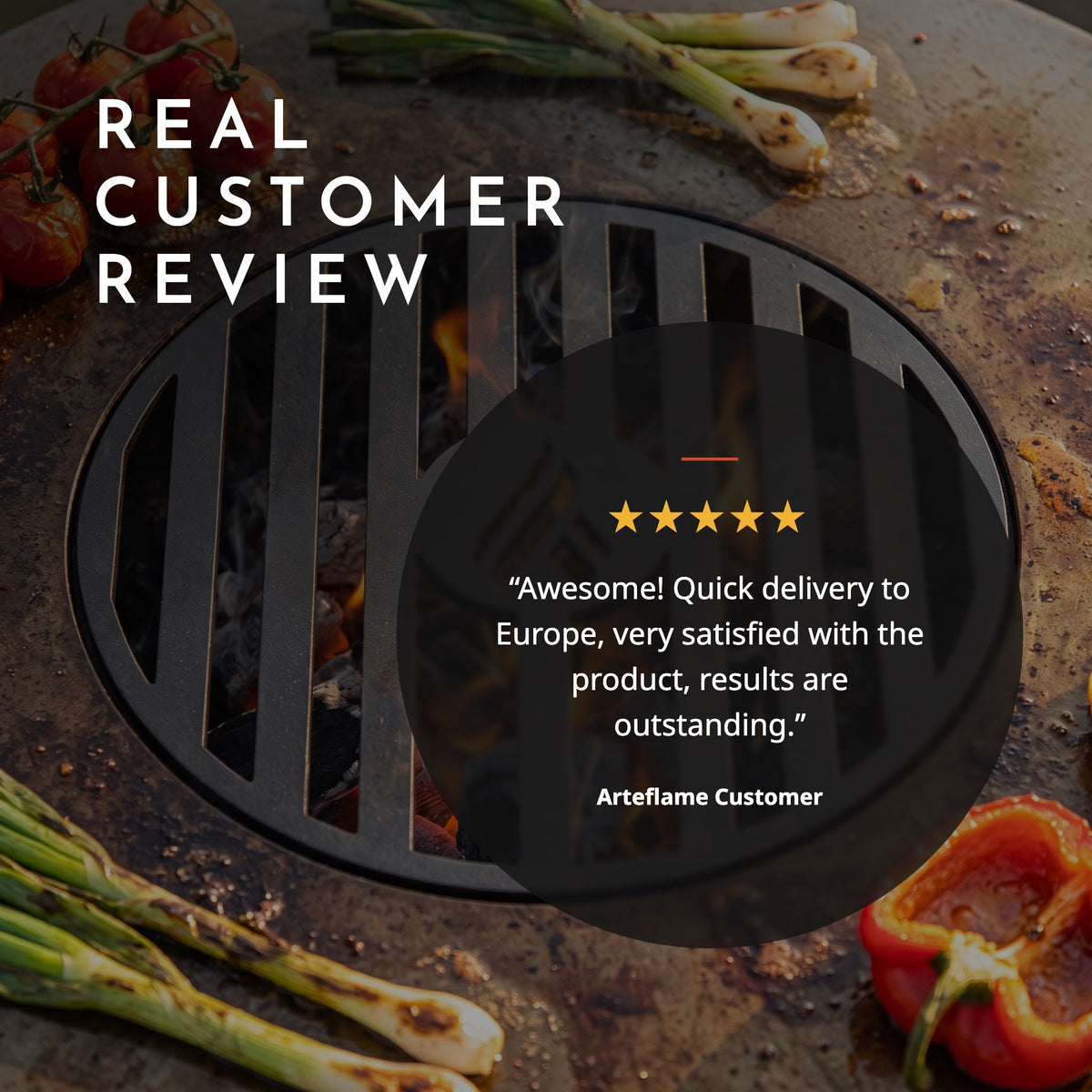 Arteflame Flat Top Griddle Grill For Green Egg