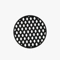 Monument Cast Iron Round Diamond Grid (A201)