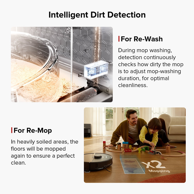 Roborock S8 Max Ultra with  8-in-1 RockDock® Ultra with 10000 Pa Suction Power and VibraRise Mopping System