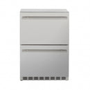 Renaissance 24-Inch 5.3 Cu. Ft. Two Drawer Refrigerator in Stainless Steel (REFR4)