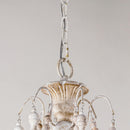 Parrot Uncle Billiter 6-Light Wood White Chandelier (BB8817-6110V)