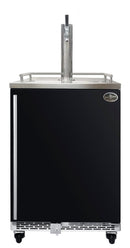 Beer Meister Premium Series Refrigerator Single Tower With Black Door and Digital Temperature Control (BM1600BSWT)