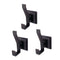 Kingston Brass Monarch 3-Piece Bathroom Robe Hook/Towel Hook, Oil Rubbed Bronze (BAHK6127ORB)