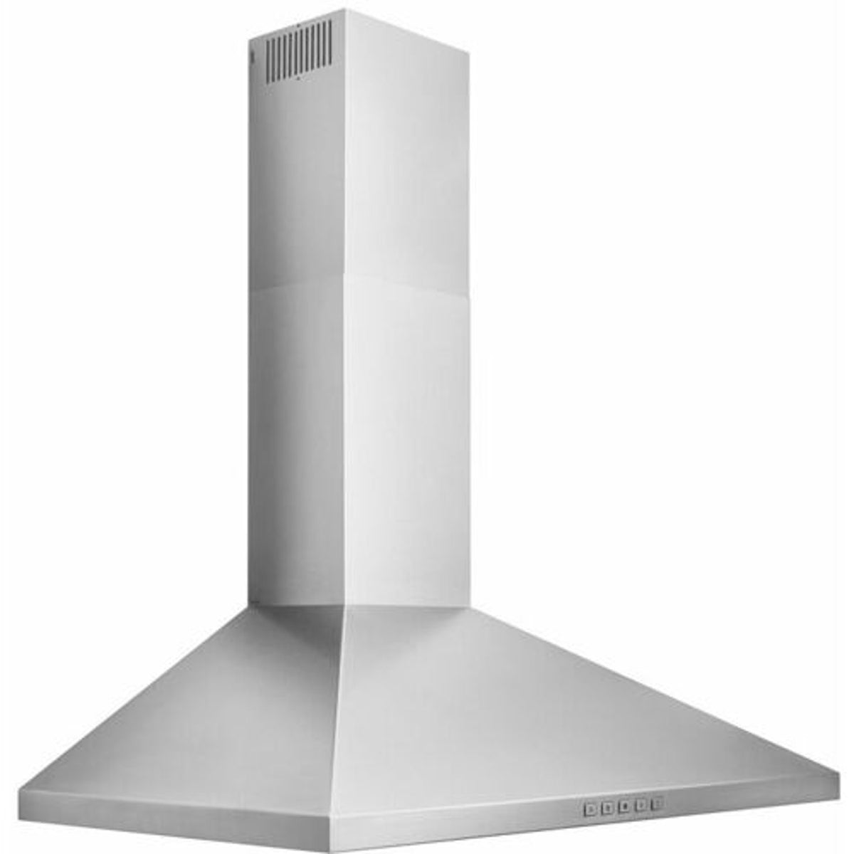 Broan-NuTone 36-Inch 450 CFM Convertible Pyramidal Wall Mount Chimney Range Hood in Stainless Steel (BWP1364SS)