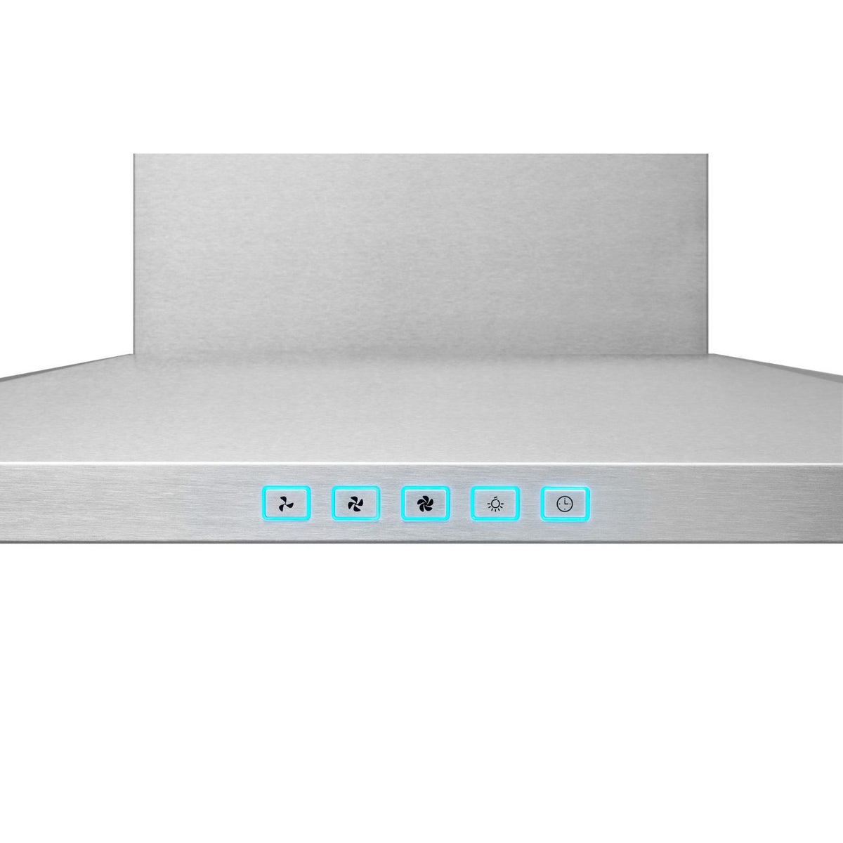 Broan-NuTone 30-Inch 450 CFM Convertible Low Profile Pyramidal Wall Mount Chimney Range Hood in Stainless Steel (BWS1304SS)