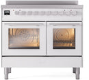 ILVE Professional Plus II 40-Inch Induction Range in White (UPDI406WMPWH)