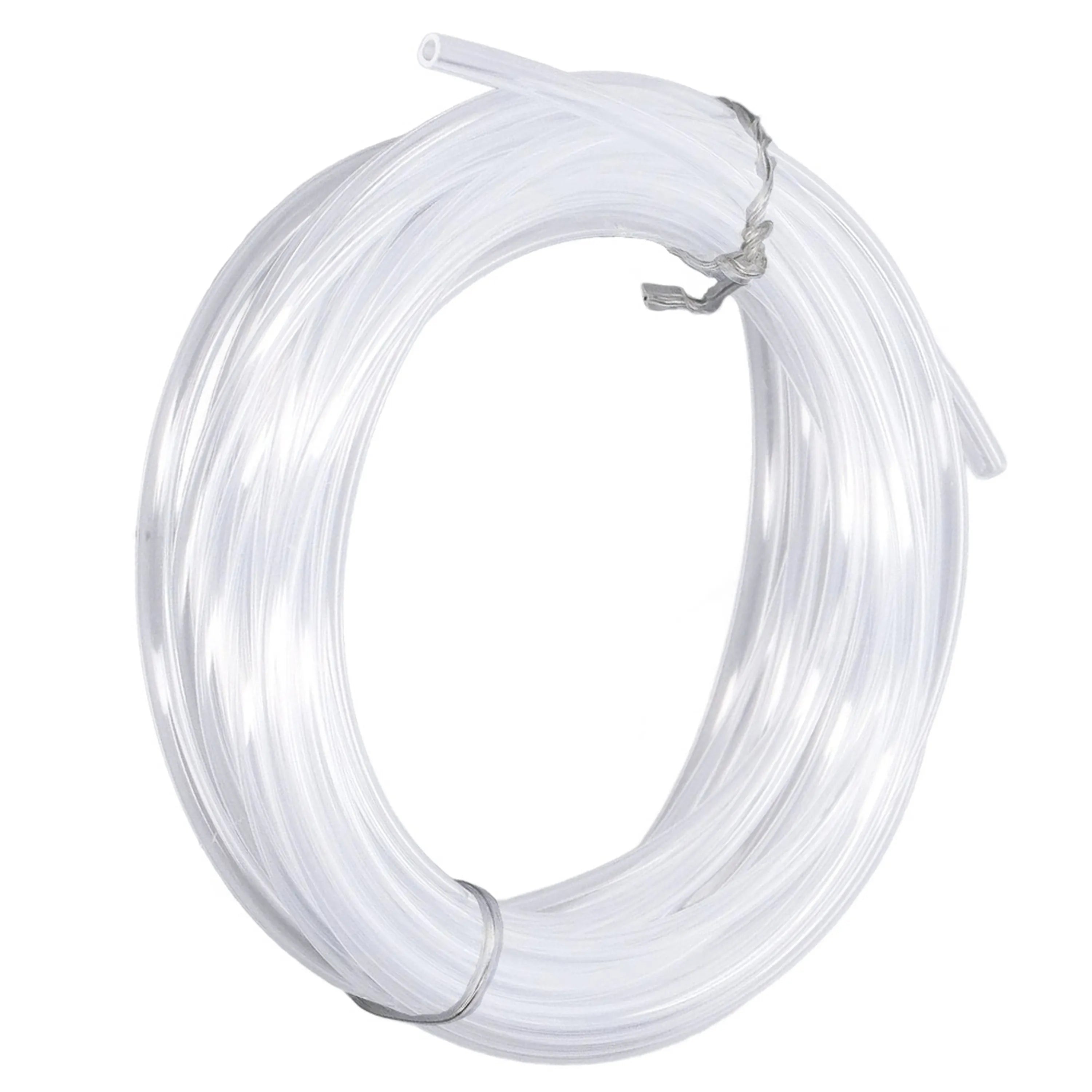 Vinyl drain hose tubing roll, clear with fittings, for mini-split air handler