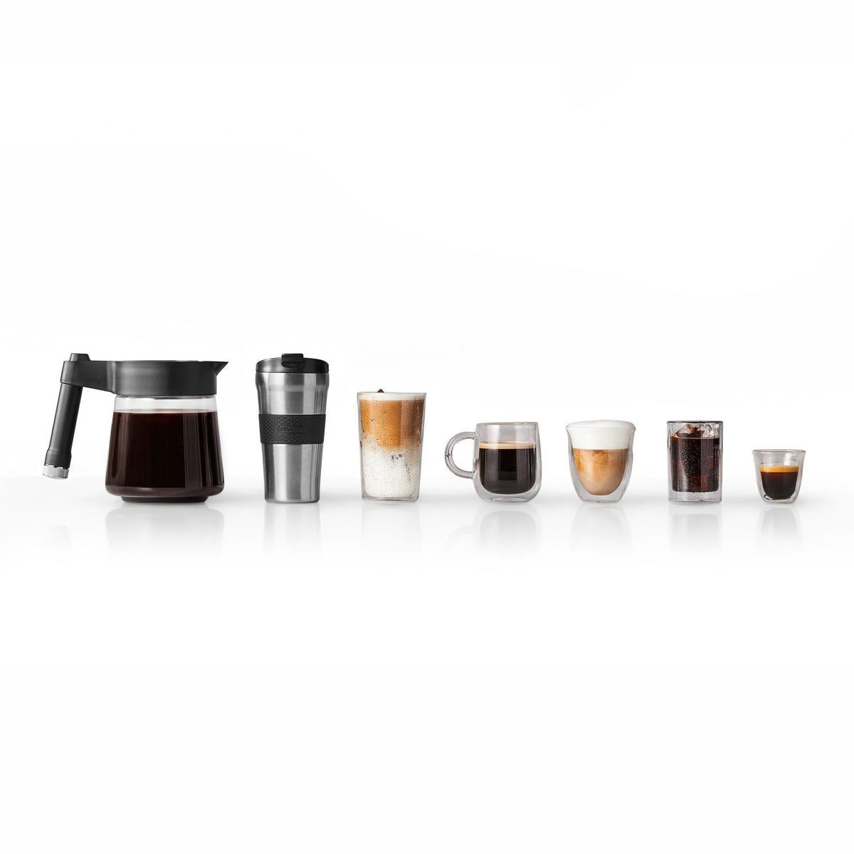De'Longhi All-in-One Combination Coffee and Espresso Machine with Manual Steam Wand in Black (COM630BK) - image 8