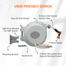 Giraffe Tools 5/8-Inch, 65 Ft. Retractable Garden Hose Reel (CW20US)