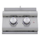 Blaze LTE+ Propane Gas Double Side Burner with Lid in Stainless Steel (BLZ-SB2-LTE3-LP)