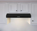 Zephyr Breeze II, Under Cabinet Range Hood, 30", Black, LED (AK1200CB)