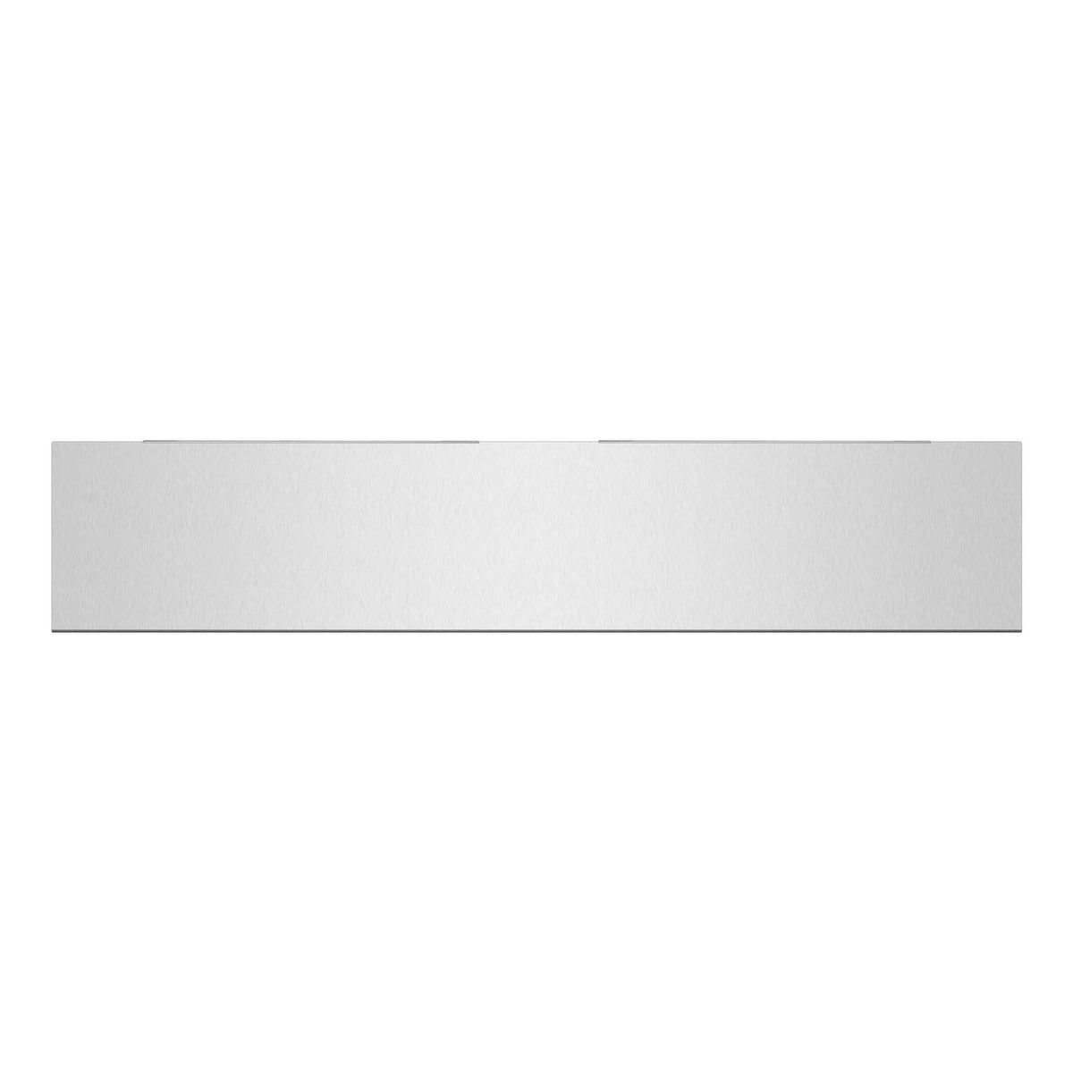 Stainless steel decorative vent plate for range hood, flat rectangular panel