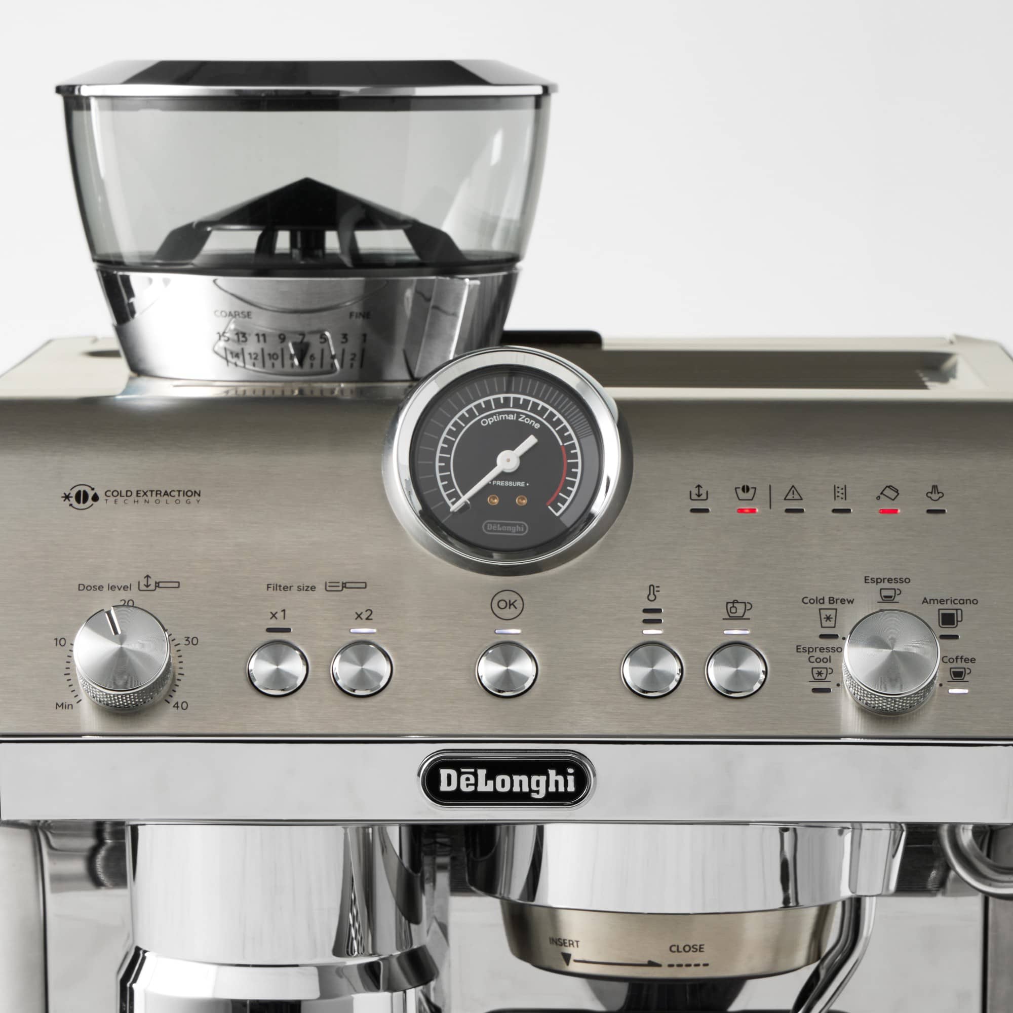 De'Longhi La Specialista Opera Espresso Machine with Cold Brew in Stai