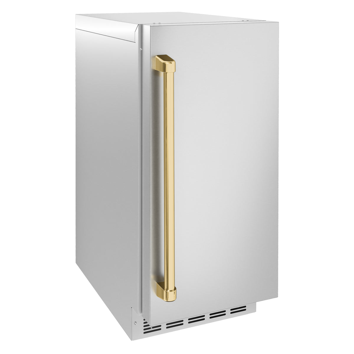 ZLINE Autograph Edition 15-Inch Touchstone Nugget Ice Maker side profile (INGDZ-ST-15-G)