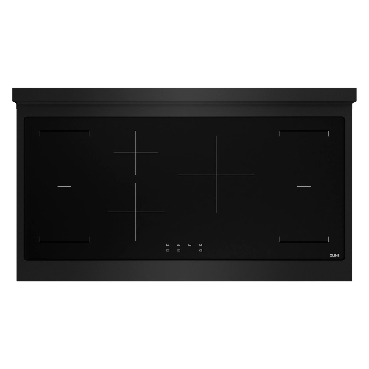 ZLINE Autograph Edition 48-Inch Paramount Induction Rangetop SINRTBZ-48-G top-down view