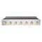 ZLINE Autograph Edition 48-Inch Paramount Induction Rangetop with 7 Element Cooktop in Satin Stainless Steel and Polished Gold Accents (SINRTSZ-48-G)