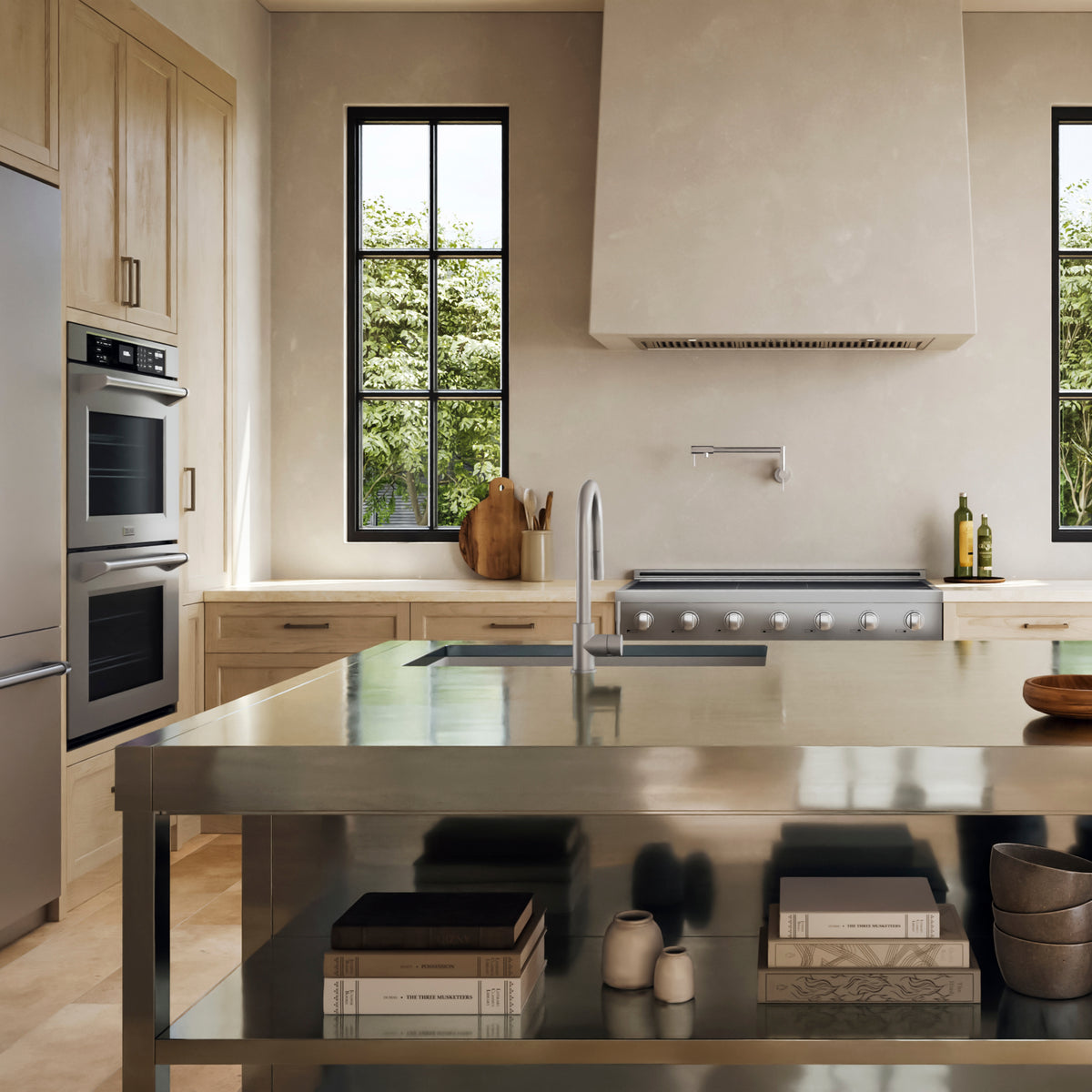 ZLINE 48-Inch Paramount Induction Rangetop SINRT48 kitchen front view