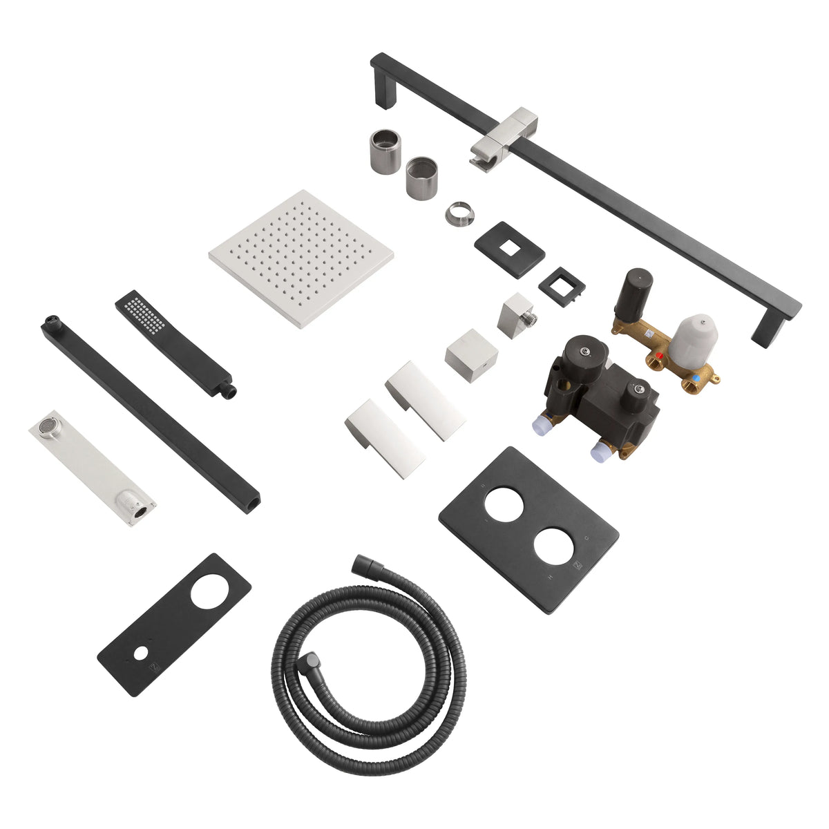 ZLINE Bliss Shower System BLS-SHS-ZMBBN components