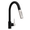 ZLINE Autograph Edition Gemini Pull-Down Single-Handle Kitchen Faucet in Matte Black and Brushed Nickel (GEM-KF-ZMBBN)