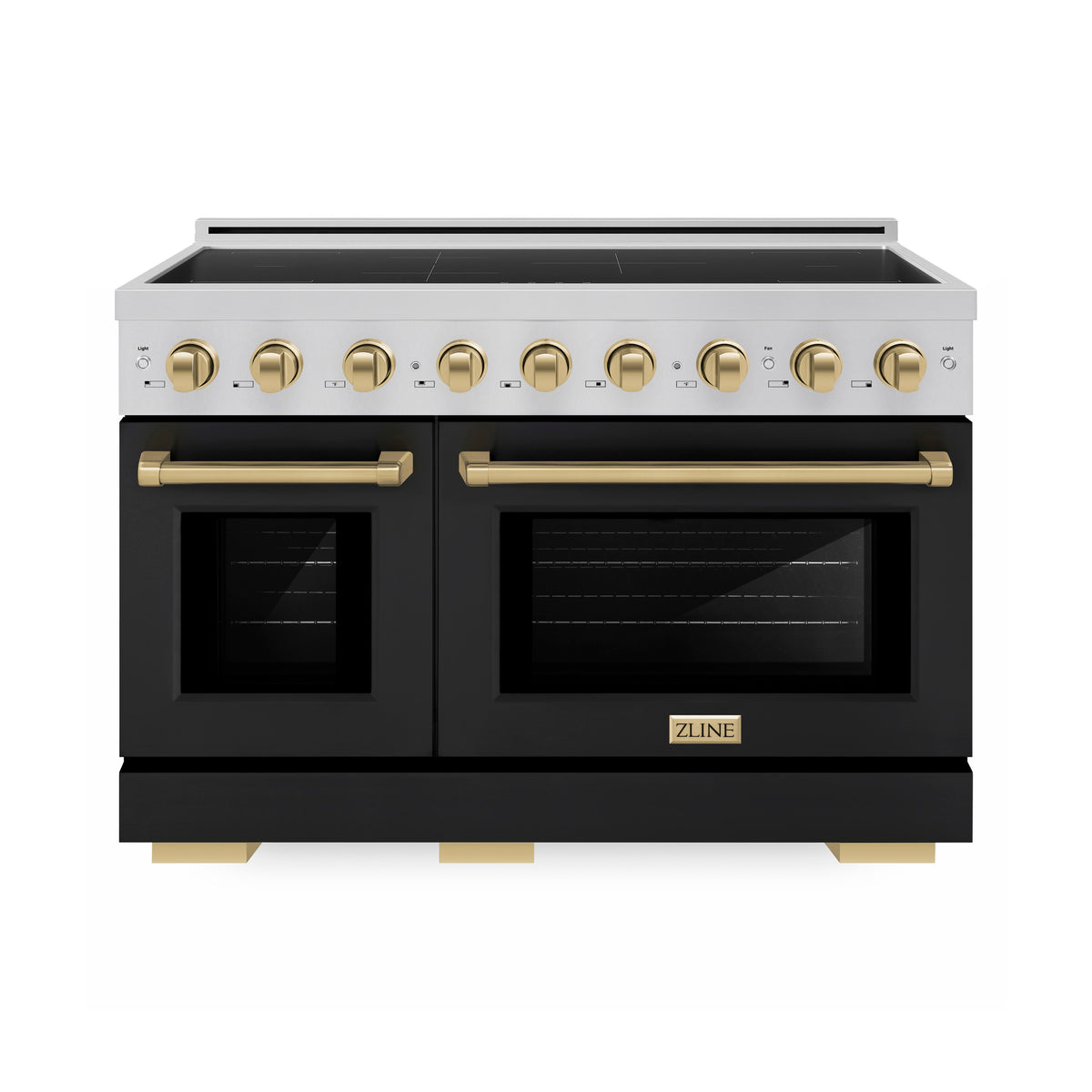 ZLINE 48-Inch Paramount Induction Range SINRZ-BLM-48-CB in a kitchen