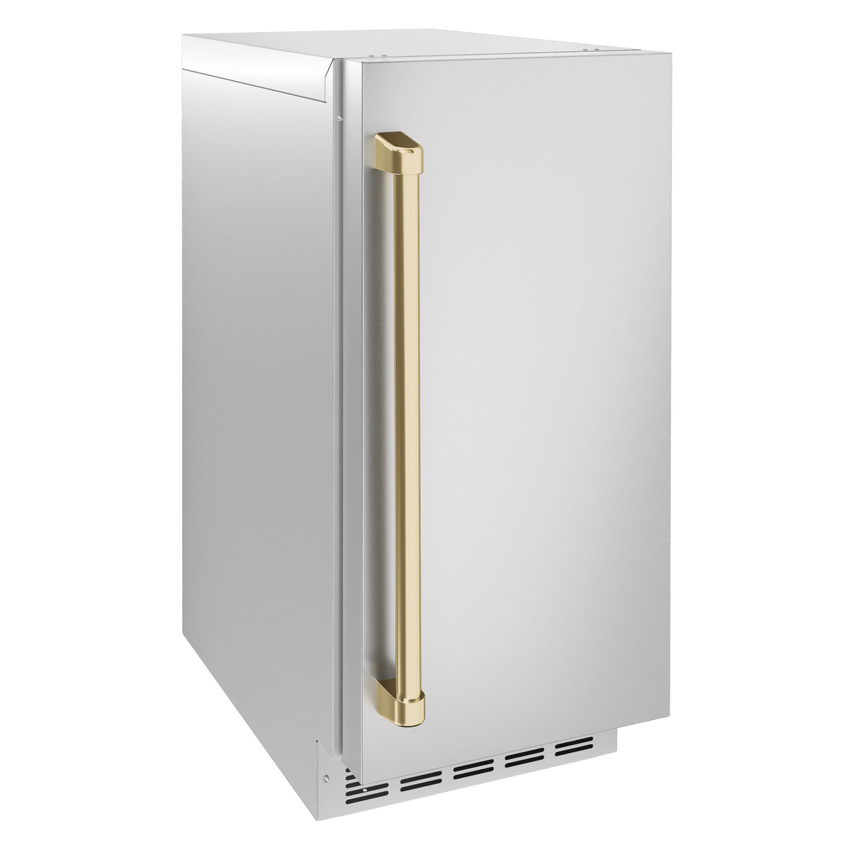 ZLINE Autograph Edition 15-Inch Touchstone Nugget Ice Maker side profile (INGDZ-ST-15-CB)