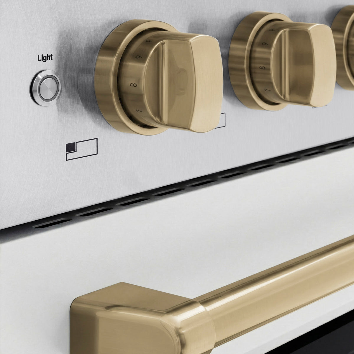 ZLINE 48-Inch Paramount Induction Range SINRSZ-WM-48-CB knobs detail