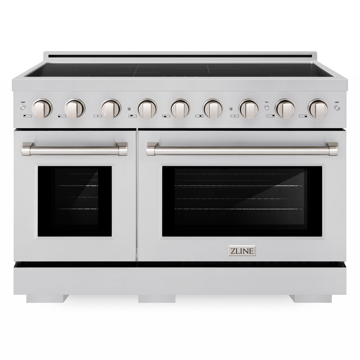 ZLINE 48-Inch Paramount Induction Range in Stainless Steel, front view (SINR48)