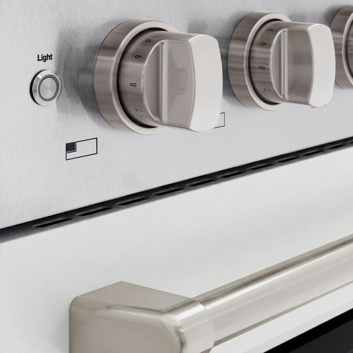 ZLINE 48-Inch Paramount Induction Range SINRS-WM-48 knob detail