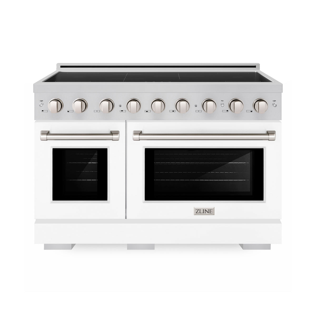 ZLINE 48-Inch Paramount Induction Range in Stainless Steel with White Matte Doors (SINR-WM-48)