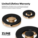 ZLINE Autograph Edition 48-Inch 6.7 cu. ft. Paramount Gas Range with 8 Burner DuoPro™ Cooktop and Dual Ovens with White Matte Doors and Champagne Bronze Accents (PSGRZ-WM-48-CB)