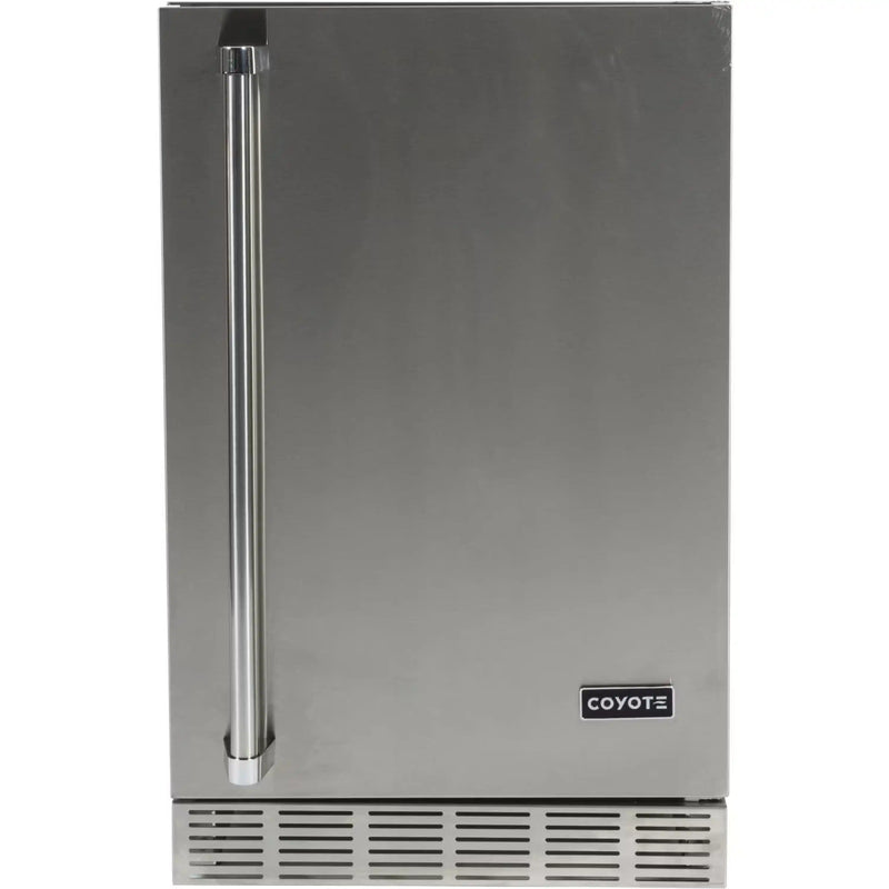 Coyote 21-Inch 4.1 Cu. Ft. Right Hinge Outdoor Rated Compact Refrigerator (CBIR-R)