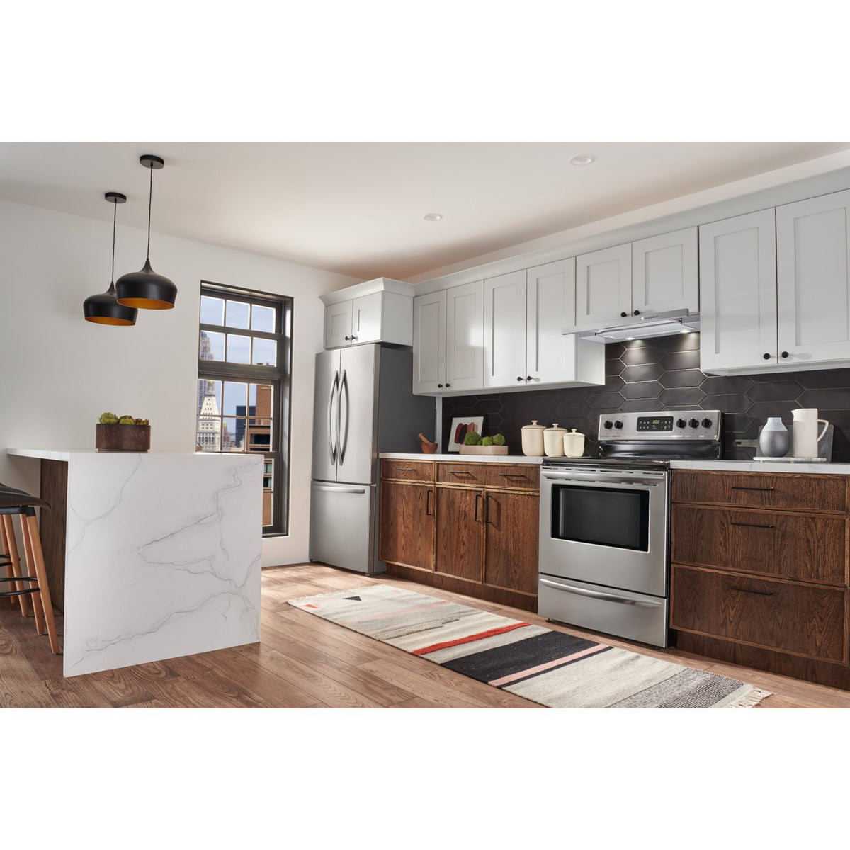 Broan-NuTone Elite 30-Inch 400 CFM Slide-Out Under Cabinet Range Hood in Stainless Steel (EBS1304SS)