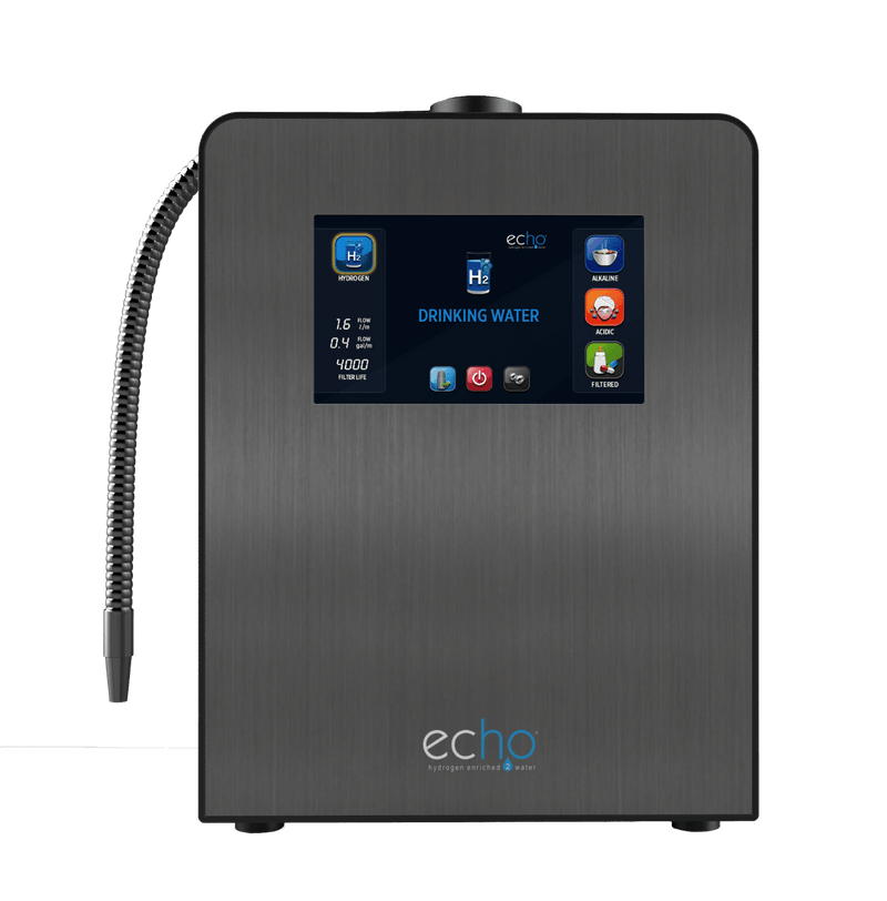 Echo Water - Echo Ultimate™ Hydrogen Water Machine, 4 Types of Water, Under the Sink-On the Counter