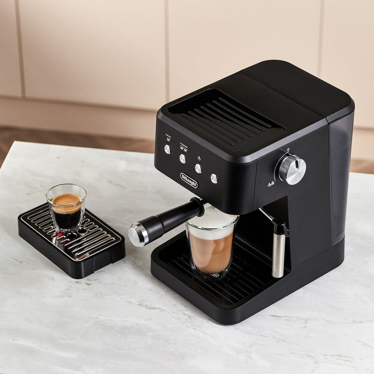 De'Longhi 15 Bar Pump Manual Espresso Machine in Matte Black (EM350BK) - image 12