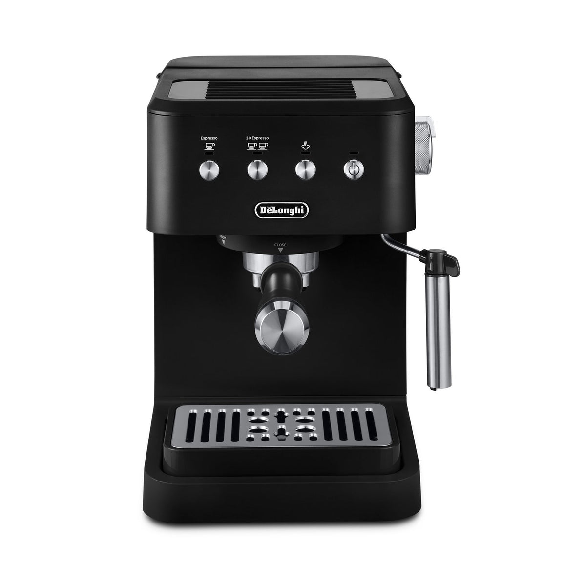 De'Longhi 15 Bar Pump Manual Espresso Machine in Matte Black (EM350BK) - image 1