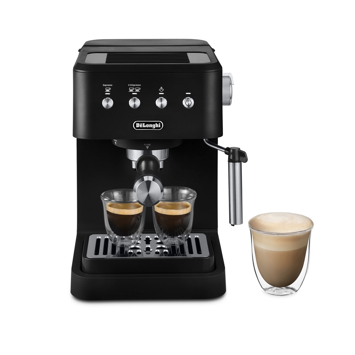 De'Longhi 15 Bar Pump Manual Espresso Machine in Matte Black (EM350BK) - image 26