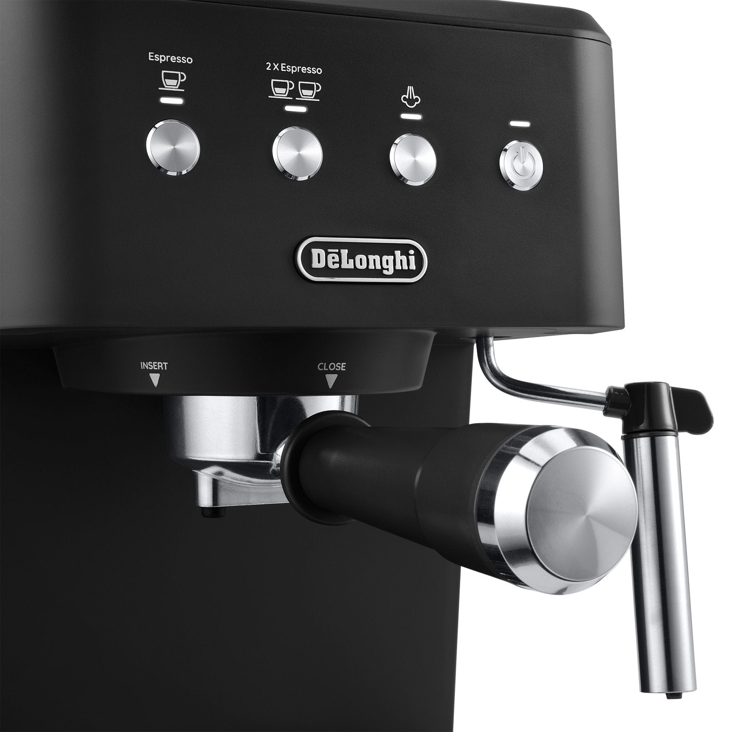 De'Longhi 15 Bar Pump Manual Espresso Machine in Matte Black (EM350BK) - image 29
