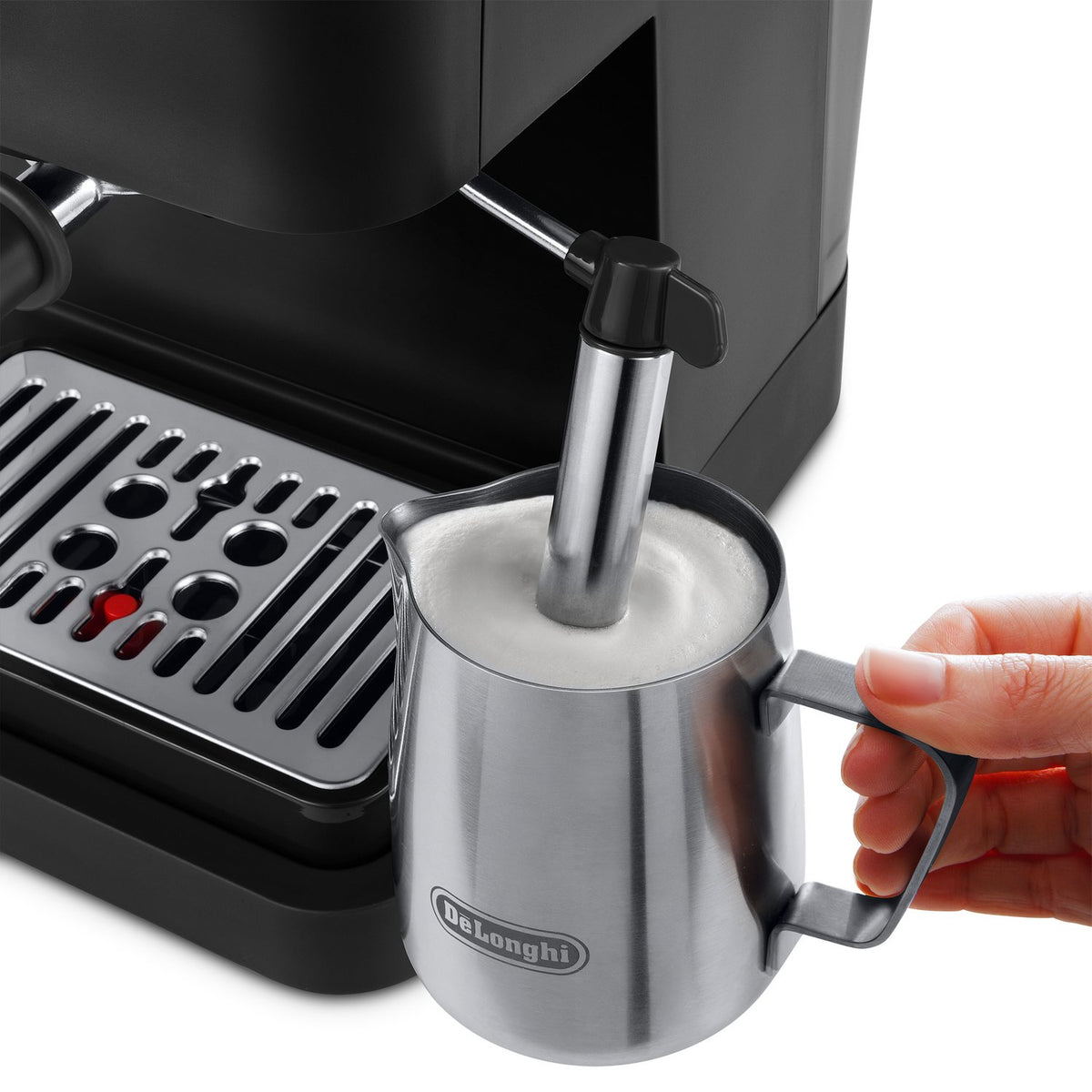 De'Longhi 15 Bar Pump Manual Espresso Machine in Matte Black (EM350BK) - image 30