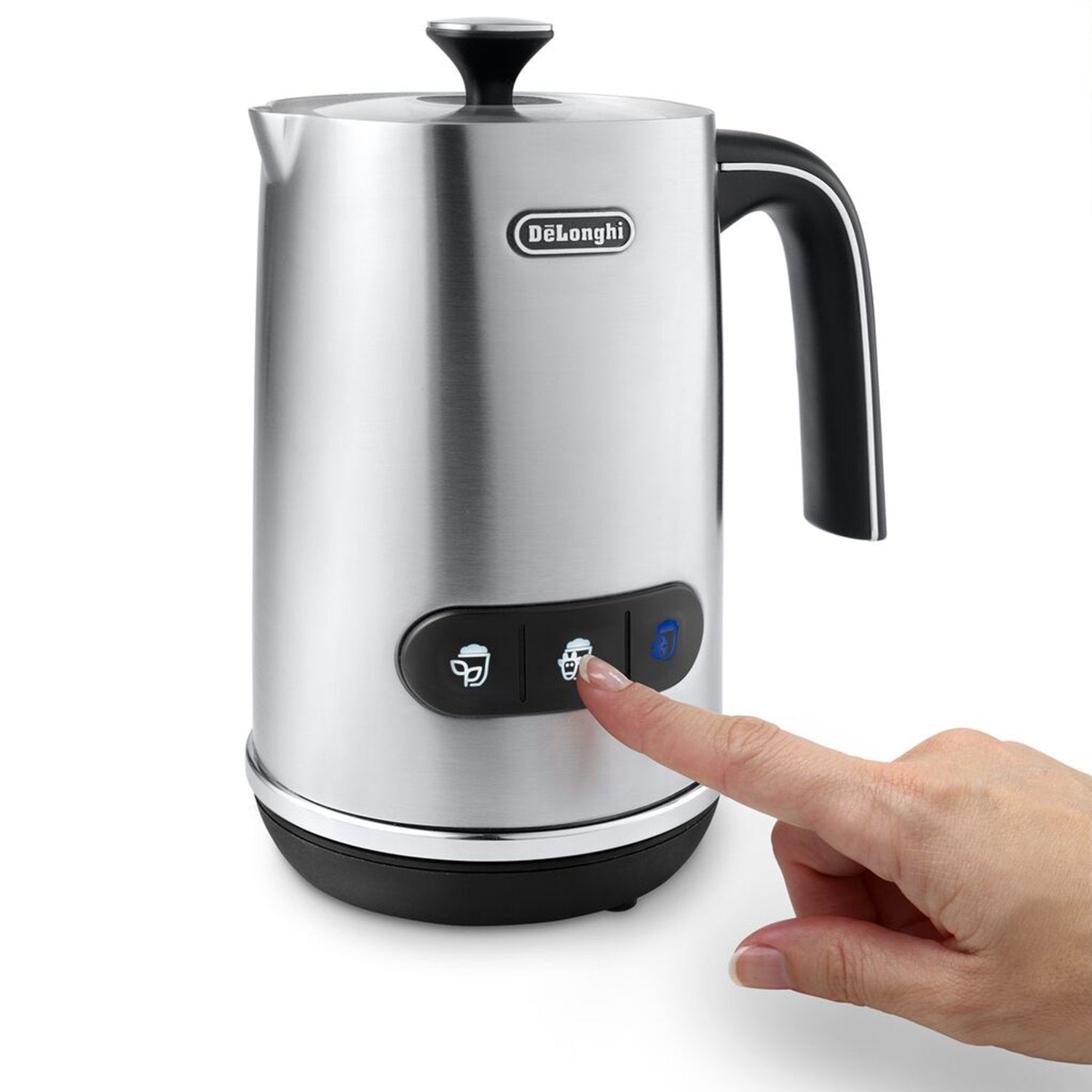 De'Longhi LatteMix Cold & Hot Milk Frother in Stainless Steel (EMF3M) - image 8