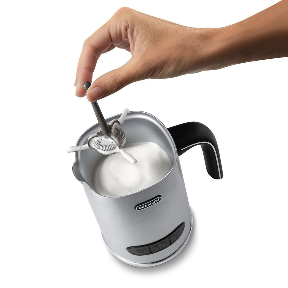 De'Longhi LatteMix Cold & Hot Milk Frother in Stainless Steel (EMF3M) - image 9