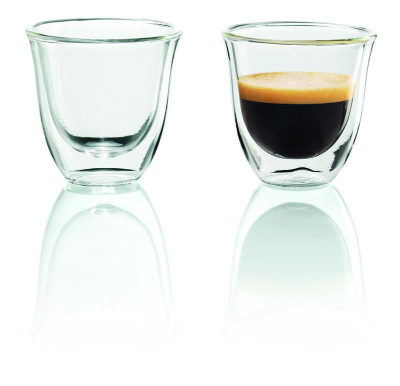 De'Longhi Espresso Glasses - 2 Pack