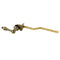 Kingston Brass Victorian Front Mount Toilet Tank Lever, Left/Right Installation, Antique Brass (KTAL3)