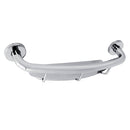Kingston Brass Meridian 18" x 1-1/4" O.D. Stainless Steel Grab Bar with Shelf, Polished Chrome (GBS1854CS1)