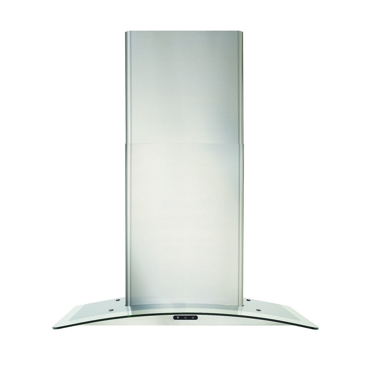 Broan-NuTone Elite EW46 Series 30-Inch 460 CFM Convertible Curved Glass Wall Mount Chimney Range Hood in Stainless Steel (EW4630SS)