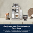 De'Longhi Rivelia Fully Automatic Espresso Machine in Beige (EXAM44055BG)